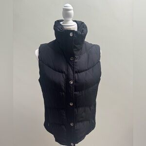 Women's Black Puffer Vest